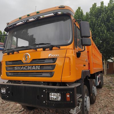 30 τόνων 8X4 HOWO Shacman Χρησιμοποιούμενο φορτηγάκι 380HP 20cbm αυτόματο φορτηγάκι απορριμμάτων για την εξόρυξη