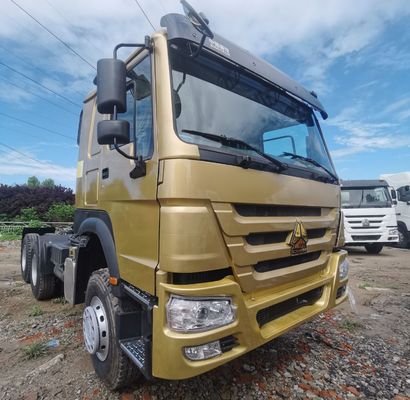 400L δεξαμενή καυσίμου χειροκίνητη μετάδοση HOWO τρακτέρ φορτηγό για βαρύ φορτίο ρυμούλκηση