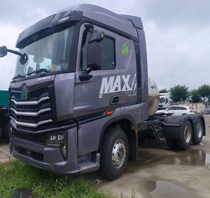 2024 Κινέζικο βαρύ φορτηγό HOWO 6X4LNG540HP Αυτοματοποιημένη μετάδοση Τρακτέρ Μεταφορικό φορτηγό