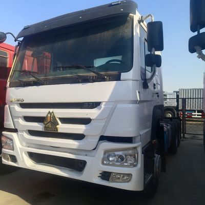 Πλήρης πληρωμή βαρέος 400HP HOWO ελκυστήρας ρυμουλκούμενο φορτηγό με χειροκίνητο σύστημα μετάδοσης
