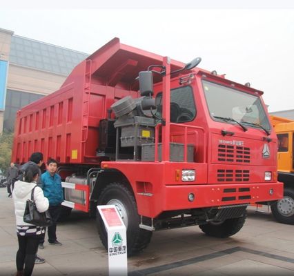 6X4 10 τροχούς Weichai 371HP 430HP N Tx Sitrak Χρησιμοποιείται 70 90 130ton HOWO Υδραυλικό Tipping Tipper Mine Dumper Dump Mining Truck