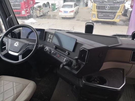 480HP CNG Semi-Relailer Tow Truck Model Zz4257n3247e1h Κάθισμα οδηγού Κάθισμα εναέριας ανάρτησης
