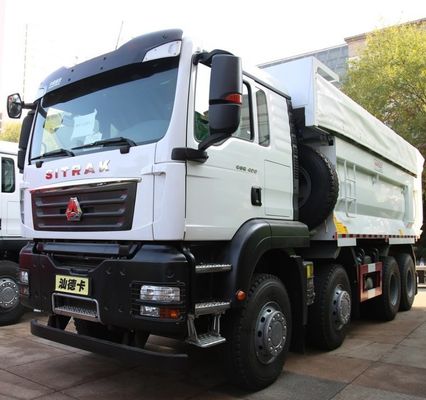 Sinotruk 6X4 Υδραυλικό τιμόνι Dump Truck σε εξατομικευμένο χρώμα με πιστοποίηση ISO