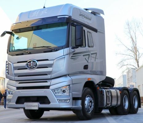 Ελκυστήρας έλξης έλξης 6x4 βαρέος φορτίου με κάθισμα με ανάρτηση αέρος και υδραυλικό τιμόνι
