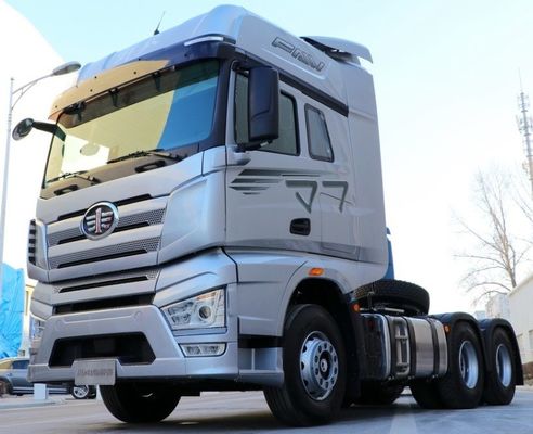 Ελκυστήρας έλξης έλξης 6x4 βαρέος φορτίου με κάθισμα με ανάρτηση αέρος και υδραυλικό τιμόνι