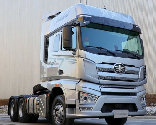 Ελκυστήρας έλξης έλξης 6x4 βαρέος φορτίου με κάθισμα με ανάρτηση αέρος και υδραυλικό τιμόνι