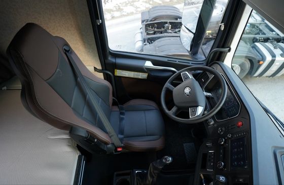 Ελκυστήρας έλξης έλξης 6x4 βαρέος φορτίου με κάθισμα με ανάρτηση αέρος και υδραυλικό τιμόνι