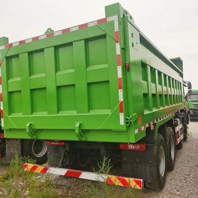 Πολιτικά οικοδομικά υλικά βαρύ φορτίο Hongyan Dump Truck με κλιματιστικό και καμπίνα