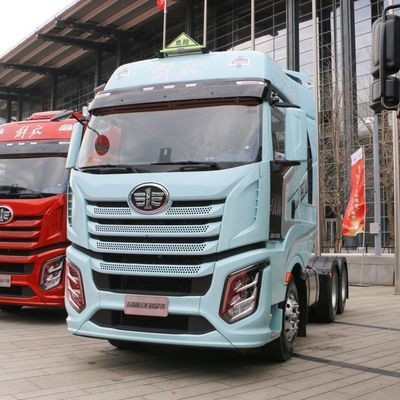 J6V Πλήρης κινητήρας FAW 6X4 Τρακτικό φορτηγό 420HP Euro 5 φορτηγό με κάθισμα ανάρτησης αέρα