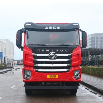 Προσαρμογή ελαστικών Saic Hongyan Jiehu H6 6X4 Ελκυστήρας φορτηγό για την κατασκευή βαρέων έργων