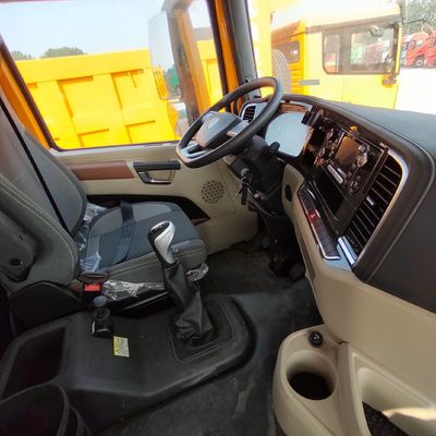 Shaanxi Shacman X5000 8X4 30 τόνων φορτηγό σκουπιδιών για την Αφρική Κίτρινο χρώμα 8×4 τροχιά οδήγησης