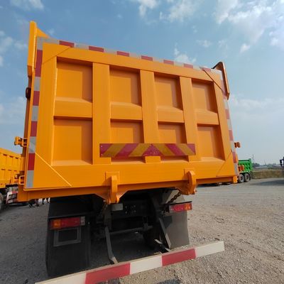 Shaanxi Shacman X5000 8X4 30 τόνων φορτηγό σκουπιδιών για την Αφρική Κίτρινο χρώμα 8×4 τροχιά οδήγησης