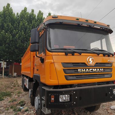 30 τόνων 8X4 HOWO Shacman Χρησιμοποιούμενο φορτηγάκι 380HP 20cbm αυτόματο φορτηγάκι απορριμμάτων για την εξόρυξη