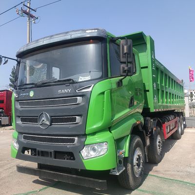 Ελαστικό 480 HP βαρύ φορτηγό 8X4 Χρησιμοποιείται 8,2m για επιστροφή επιστροφών 30 ημερών Πολιτική επιστροφής