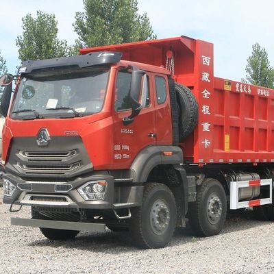 Μεγάλη ισχύς 8x4 φορτηγό με σασί Sinotruk και υδραυλικό βοηθητικό τιμόνι