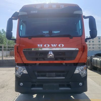 6×4 τροχός κίνησης χειροκίνητη μετάδοση Haowo βαρύ φορτίο ελκυστήρα φορτηγό με εναέρια ανάρτηση
