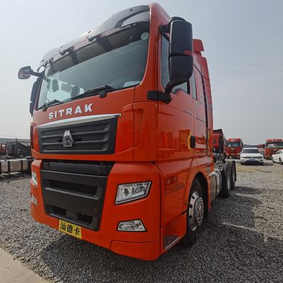 Τρακτικό φορτηγό βαρέος τύπου 6X4 540HP με καθίσμα ανάρτησης αέρα