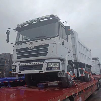 Ηλεκτρονικό φορτίο F3000 6X4 40 τόνων Shacman Dump Truck για σχεδιασμό ελαστικών χωρίς σωλήνες