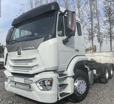 6 μηνών Shacman 400HP βαρύ φορτηγό τρακτέρ με εναέρια ανάρτηση και ≤5 καθίσματα