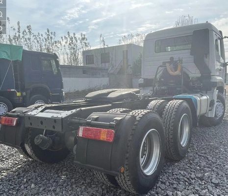 6 μηνών Shacman 400HP βαρύ φορτηγό τρακτέρ με εναέρια ανάρτηση και ≤5 καθίσματα