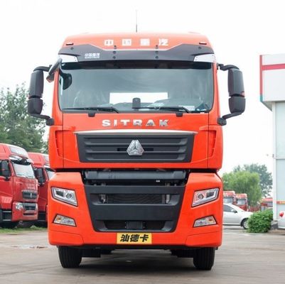 Υδραυλικό τιμόνι Sinotruck 6X4 Τρακτέρ για ρυμούλκηση ημιπροκατασκευής Τρακτέρ μεταφοράς μεταχειρισμένων οχημάτων