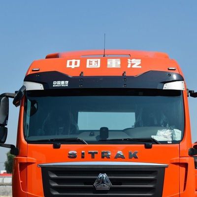 Εφοδιασμένο με κάθισμα ανάρτησης με αέρα HOWO βαρύ φορτηγό τρακτέρ CNG για μεταφορά ημιρυμουλκούμενων