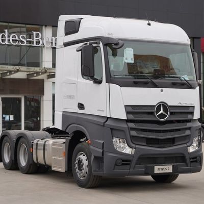 580 ίππους Mercedes Benz βαρύ φορτηγό ντίζελ τρακτέρ φορτηγό με σχεδιασμό ελαστικών χωρίς σωλήνες