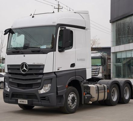 580 ίππους Mercedes Benz βαρύ φορτηγό ντίζελ τρακτέρ φορτηγό με σχεδιασμό ελαστικών χωρίς σωλήνες