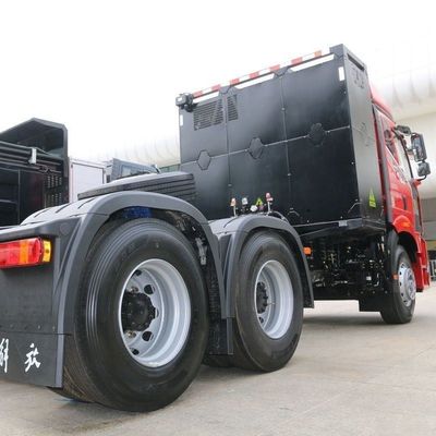 FAW Jiefang J6p βαρύ φορτηγό 6X4 καθαρό ηλεκτρικό ελκυστήρα ανταλλαγής με 12 χειροκίνητες ταχύτητες