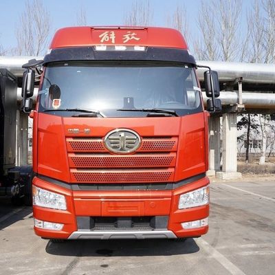 FAW Jiefang J6p βαρύ φορτηγό 6X4 καθαρό ηλεκτρικό ελκυστήρα ανταλλαγής με 12 χειροκίνητες ταχύτητες