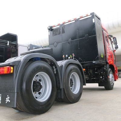 7.36m*2.55m*4m Μέγεθος FAW Jiefang J6p 6X4 καθαρό ηλεκτρικό ελκυστήρα ανταλλαγής 460HP Euro 3