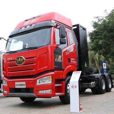 7.36m*2.55m*4m Μέγεθος FAW Jiefang J6p 6X4 καθαρό ηλεκτρικό ελκυστήρα ανταλλαγής 460HP Euro 3