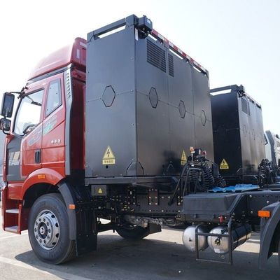 7.36m*2.55m*4m Μέγεθος FAW Jiefang J6p 6X4 καθαρό ηλεκτρικό ελκυστήρα ανταλλαγής 460HP Euro 3