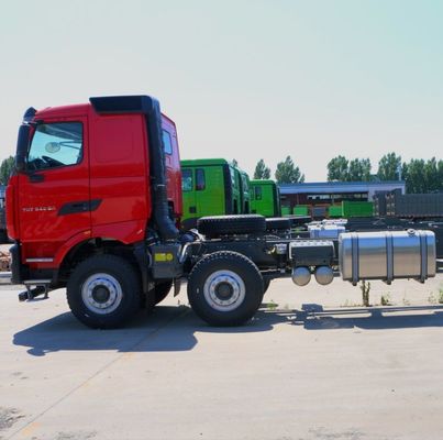Δυνατότητα κινητήρα 400HP Euro6 HOWO Τμήματα φορτηγών Ενσωματωμένο βαρύ ρυμουλκούμενο