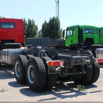Δυνατότητα κινητήρα 400HP Euro6 HOWO Τμήματα φορτηγών Ενσωματωμένο βαρύ ρυμουλκούμενο