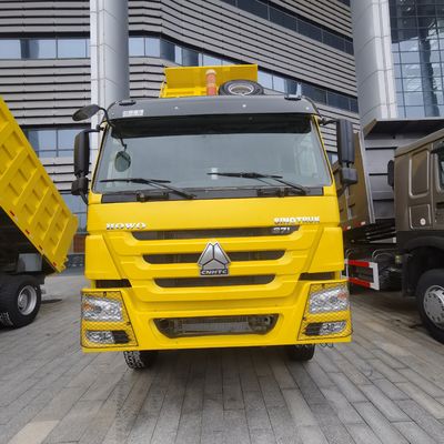 31-40 τόνων βαρύ φορτίο Sinotruck Tipper με υδραυλικό τιμόνι και χωρητικότητα φόρτωσης 50 τόνων