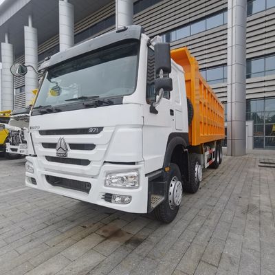 6.8x2.5x3.8m Shacman Dumper Vehicle με δεξαμενή καυσίμου 400L και καθίσμα οδηγού με εναέρια ανάρτηση