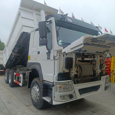 Τύπος υλικού χάλυβα άνθρακα 30/40 τόνους 400HP 10 τροχών βαρύ χειροκίνητο φορτηγό απορριμμάτων