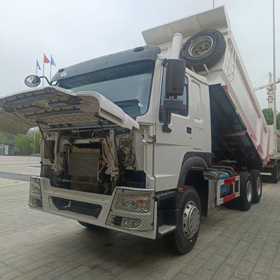 Τύπος υλικού χάλυβα άνθρακα 30/40 τόνους 400HP 10 τροχών βαρύ χειροκίνητο φορτηγό απορριμμάτων