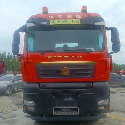 6×4 τροχιά οδήγησης FAW Τρακτέρ φορτηγό σε προσιτή χρηματοδότηση με Carbon Steel Cargo Box