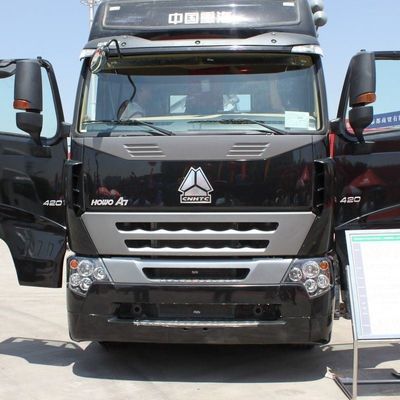 600L δεξαμενή καυσίμου 420HP 6X4 ελκυστήρας με ≤5 θέσεις Εθνικό βαρύ φορτηγό HOWO σειρά A7