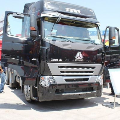 600L δεξαμενή καυσίμου 420HP 6X4 ελκυστήρας με ≤5 θέσεις Εθνικό βαρύ φορτηγό HOWO σειρά A7