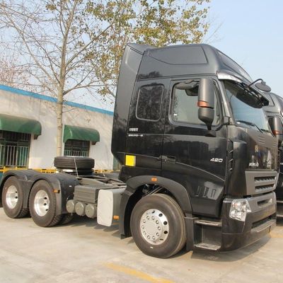 6×4 τροχός οδήγησης Shacman 420HP ατμοσφαιρική ανάρτηση καθίσματος ρυμουλκούμενο όχημα για ημιρυμουλκούμενα φορτηγό