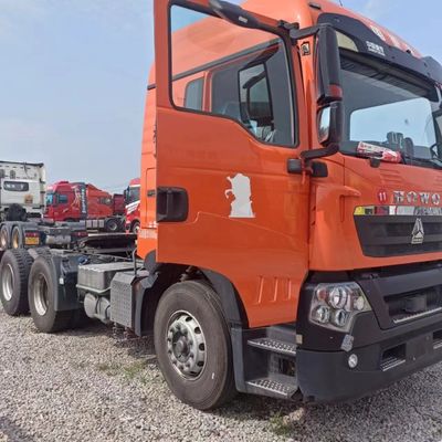 Αρχική πληρωμή 375HP HOWO Τρακτικό φορτηγό για βαριές εργασίες ρυμούλκησης και ημιρυμουλκούμενων