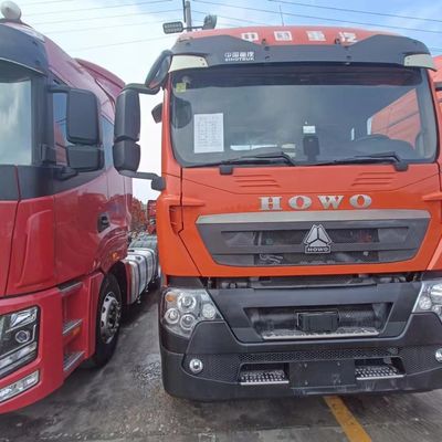 Αρχική πληρωμή 375HP HOWO Τρακτικό φορτηγό για βαριές εργασίες ρυμούλκησης και ημιρυμουλκούμενων