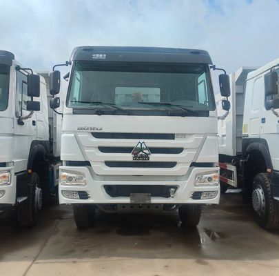 6×4 HOWO Ντίζελ 371HP βαρύ φορτηγό απορριμμάτων 10 τροχών χειροκίνητο όχημα μεταφοράς ≤5 θέσεων