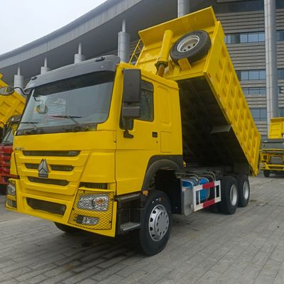6x4 Χρησιμοποιούμενο HOWO Dump Truck Η απόλυτη λύση για τη μεταφορά βαρέων φορτίων