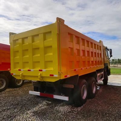 Τεχνη 371HP HOWO Dump Truck Χρησιμοποιούμενο Μεταφορές Αυτο βαρύ φορτίο με πιστοποίηση ελαστικών ECE