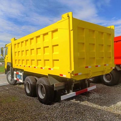 Τεχνη 371HP HOWO Dump Truck Χρησιμοποιούμενο Μεταφορές Αυτο βαρύ φορτίο με πιστοποίηση ελαστικών ECE