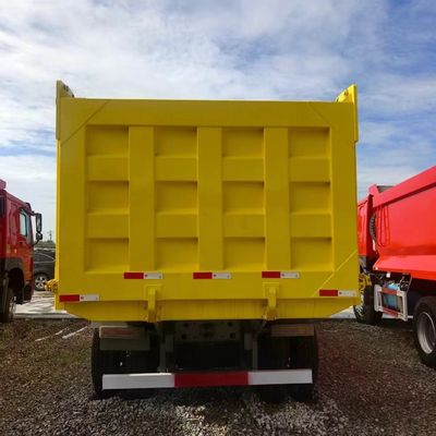 Τεχνη 371HP HOWO Dump Truck Χρησιμοποιούμενο Μεταφορές Αυτο βαρύ φορτίο με πιστοποίηση ελαστικών ECE